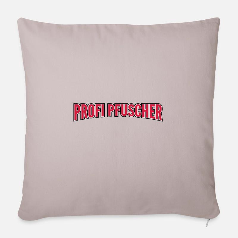 Profi Pfuscher - Sofakissen mit Füllung 45 x 45 cm - helles Taupe