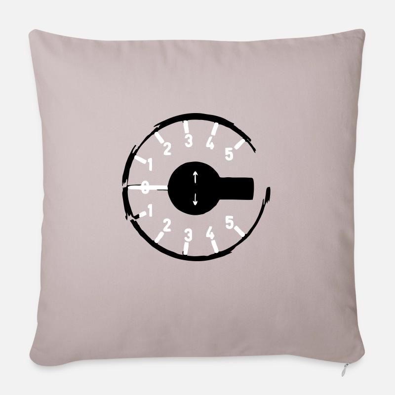 variomètre planeurs planeurs - Coussin et housse de 45 x 45 cm - taupe clair