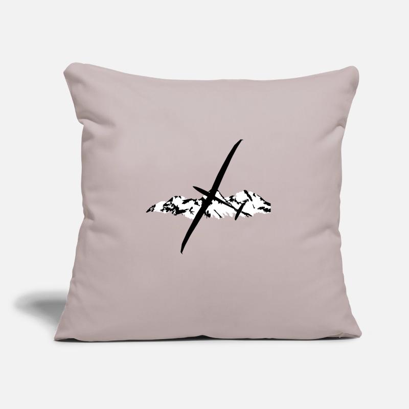 Glider Glider Glider Pilot Pilot Sofa pillow with filling 45cm x 45cm