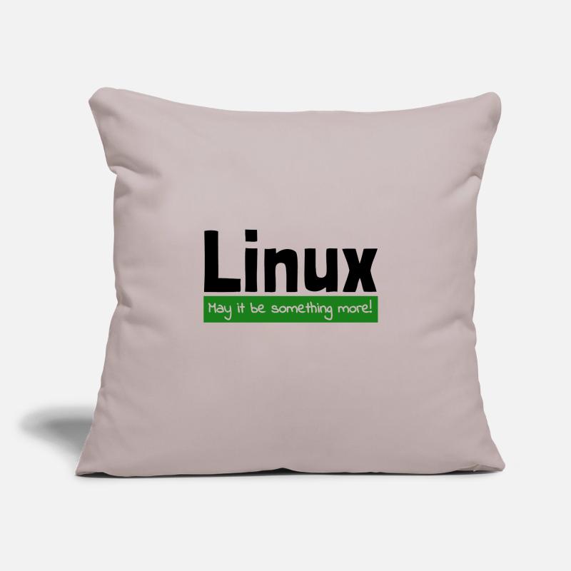 Linux Computer Computerarbeit witzige Sprüche Nerd Sofakissen mit Füllung 45 x 45 cm