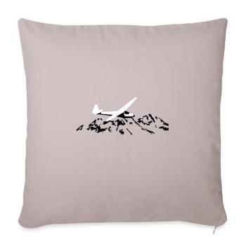 pilote de planeur volant planeur planeur ka6 - Coussin et housse de 45 x 45 cm - taupe clair - Devant