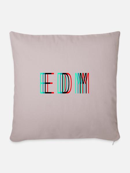 EDM - Sofakissen mit Füllung 45 x 45 cm - helles Taupe