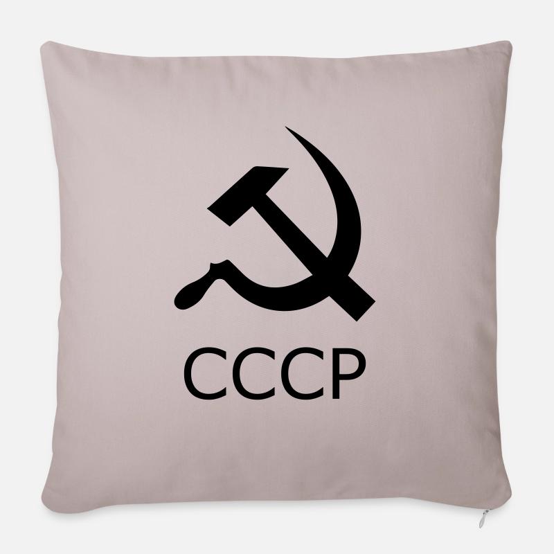 cccp - Sofakissen mit Füllung 45 x 45 cm - helles Taupe