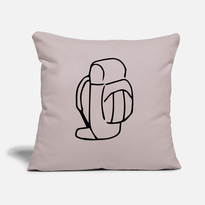 Rucksack,Backpack,packen,Ranzen Sofakissen mit Füllung 45 x 45 cm