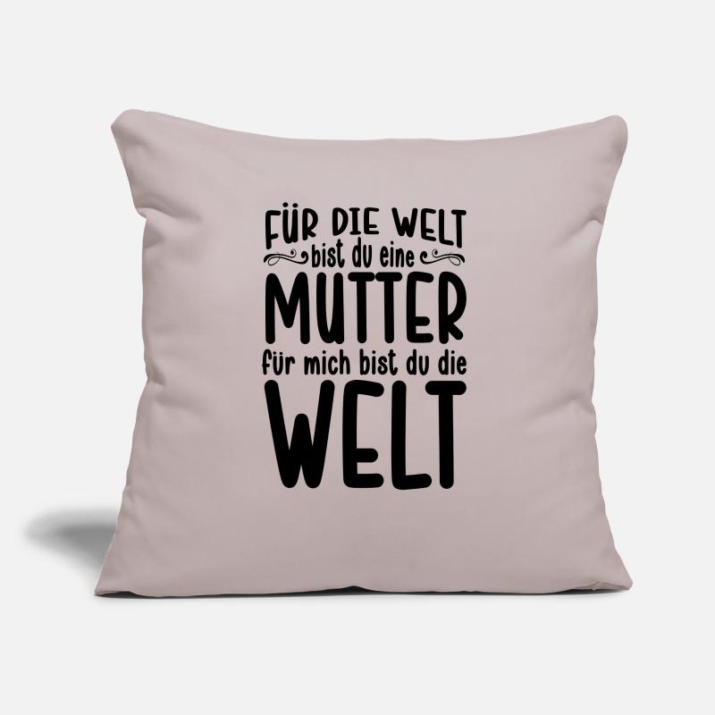 Mutter Spruch Geschenk Mama Muttertag Sofakissen mit Füllung 45 x 45 cm