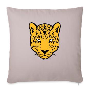 wild animal leopards 30 - Sofa pillow with filling 45cm x 45cm - light taupe - Front