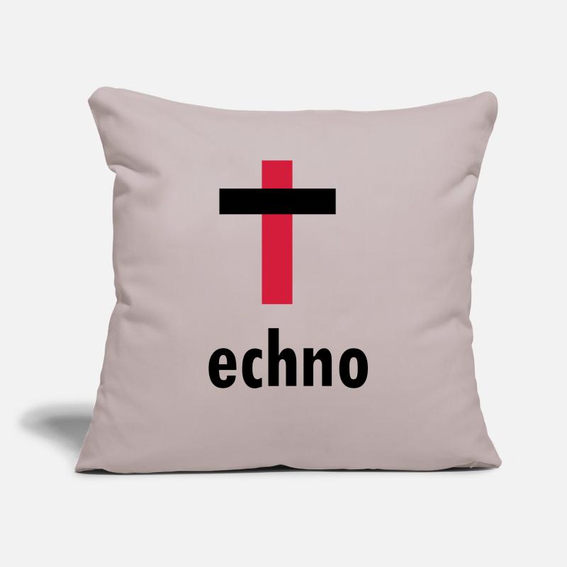 Techno-Kreuz Sofakissen mit Füllung 45 x 45 cm