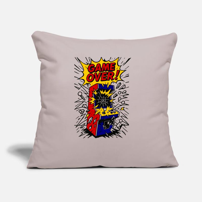 Game Over, exploding Arcade Sofa pillow with filling 45cm x 45cm