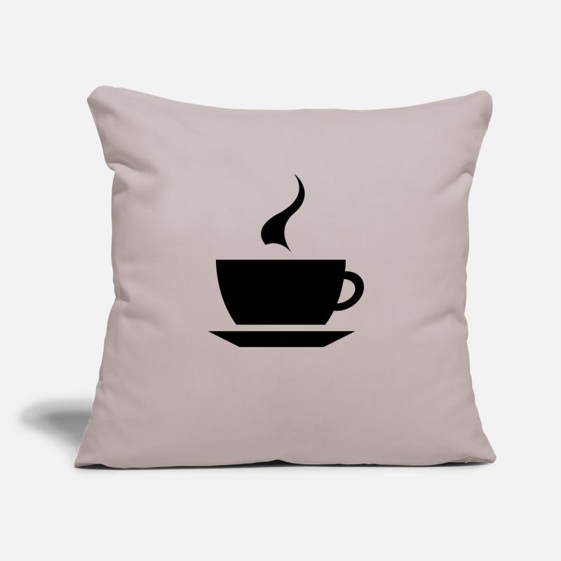 coffee cup tea cafe Coussin et housse de 45 x 45 cm