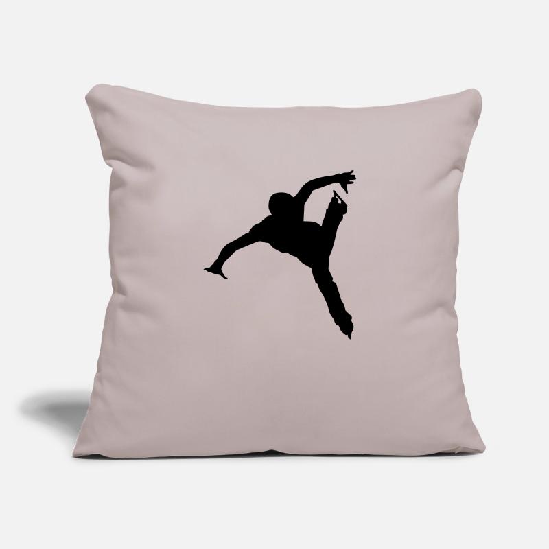 Ice Skating Coussin et housse de 45 x 45 cm