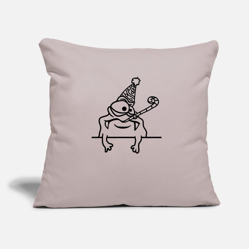 text frame write wall birthday alone Sofa pillow with filling 45cm x 45cm