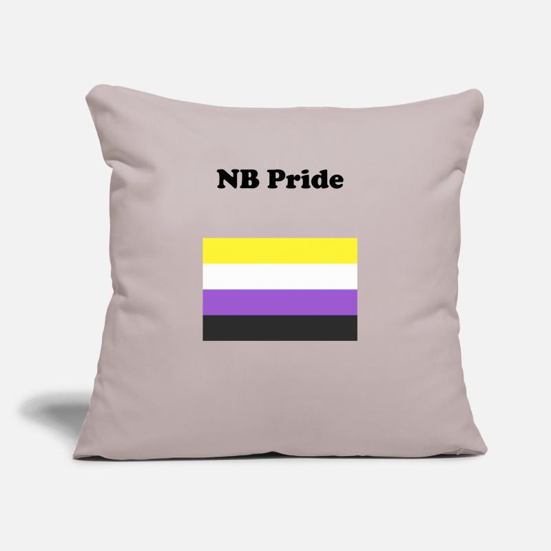 Non Binary NB Pride Sofa pillow with filling 45cm x 45cm