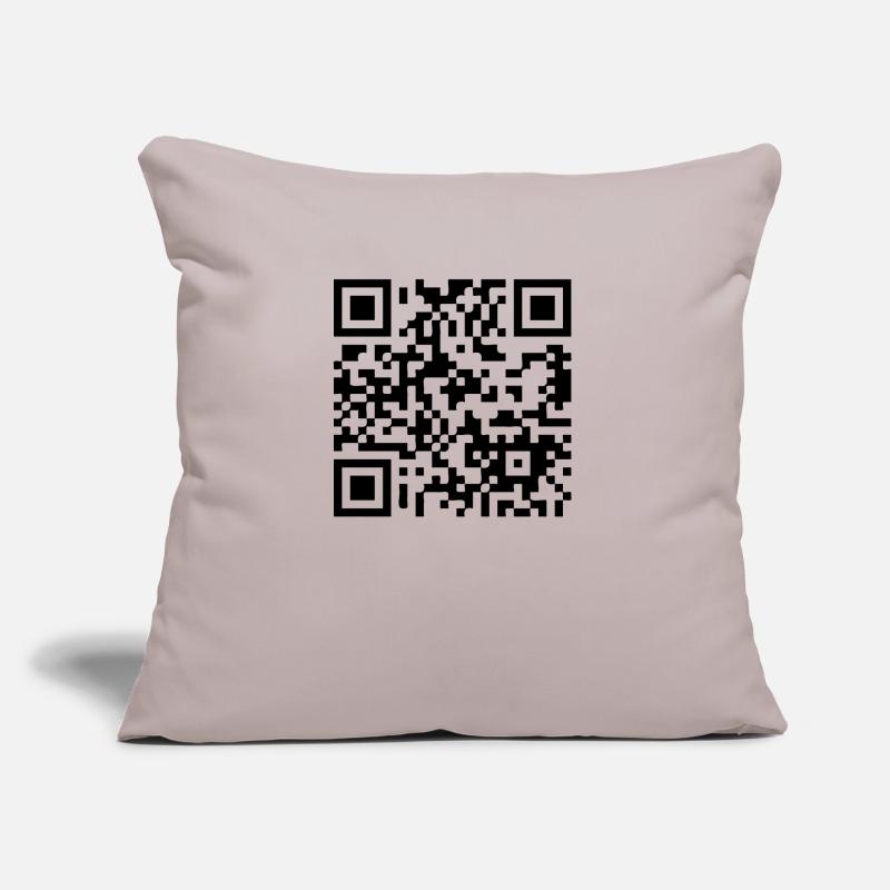 barcode3d Sofakissen mit Füllung 45 x 45 cm