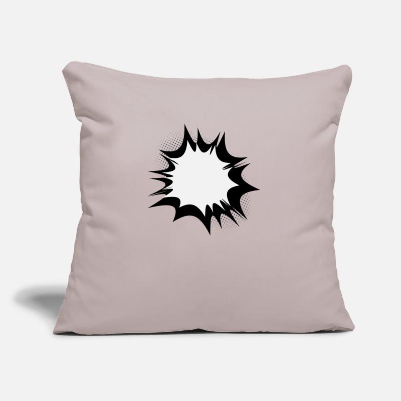 Speech comic bulle explosion Coussin et housse de 45 x 45 cm
