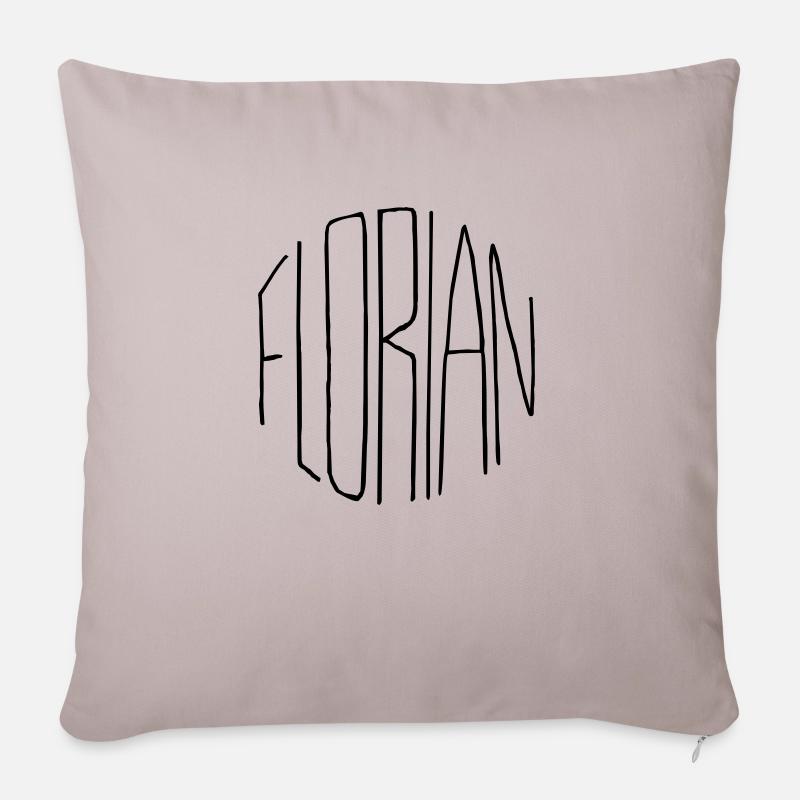 Florian - Sofakissen mit Füllung 45 x 45 cm - helles Taupe