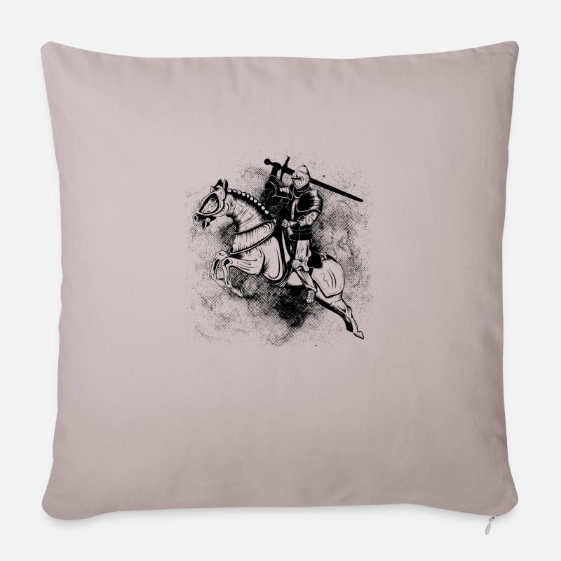 Knight - Sofakissen mit Füllung 45 x 45 cm - helles Taupe
