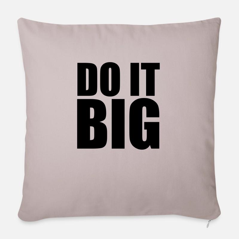 Do It Big - Coussin et housse de 45 x 45 cm - taupe clair