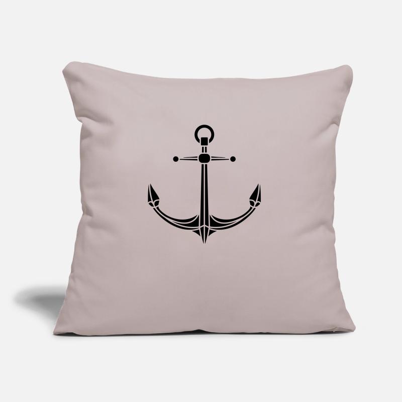 Ancre de logo de conception Coussin et housse de 45 x 45 cm