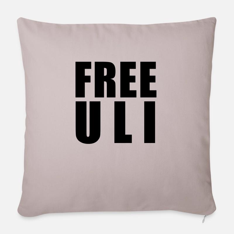 GRATUIT ULI - Coussin et housse de 45 x 45 cm - taupe clair