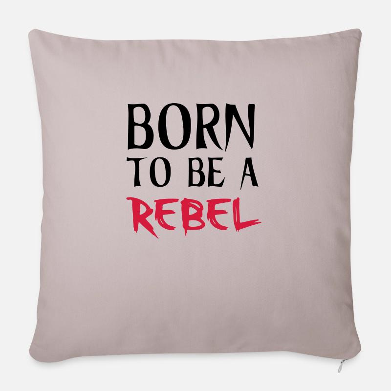 Rebel - Sofakissen mit Füllung 45 x 45 cm - helles Taupe