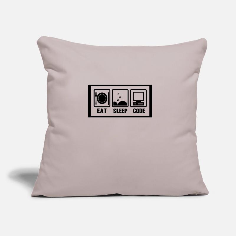 Programmierer Coder Softwareentwickler Computer Sofakissen mit Füllung 45 x 45 cm