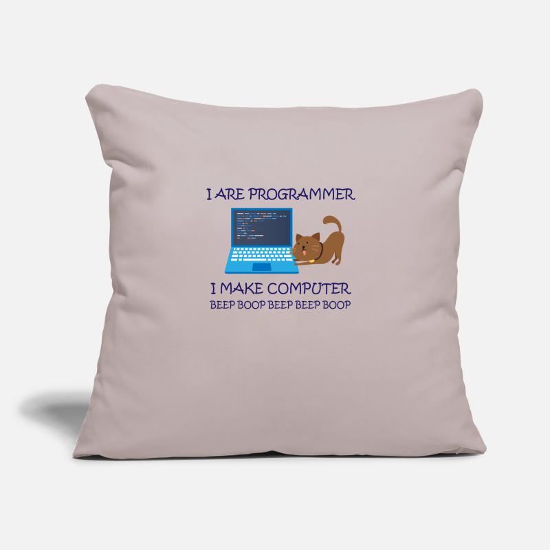 Je suis programmeur je fais Computer Informatiker Coussin et housse de 45 x 45 cm