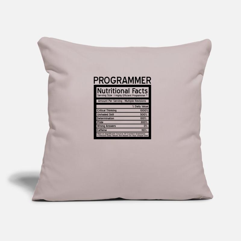 programmer Sofa pillow with filling 45cm x 45cm