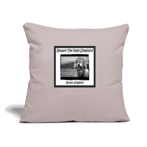 Brian English - Beware The False Shepherd - Sofa pillow with filling 45cm x 45cm