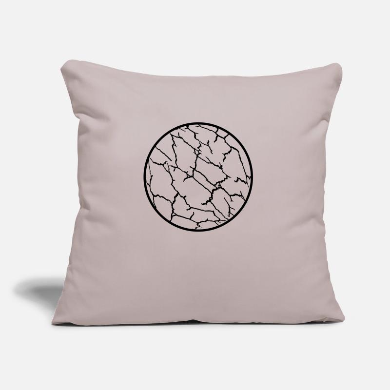 Cracks Pattern Planet Ball Sofa pillow with filling 45cm x 45cm