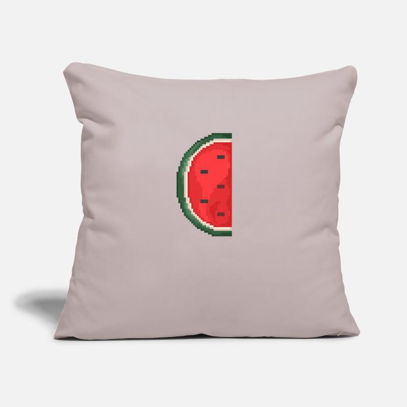 Pixel Art Melon Pattern Variant 2 Sofa pillow with filling 45cm x 45cm