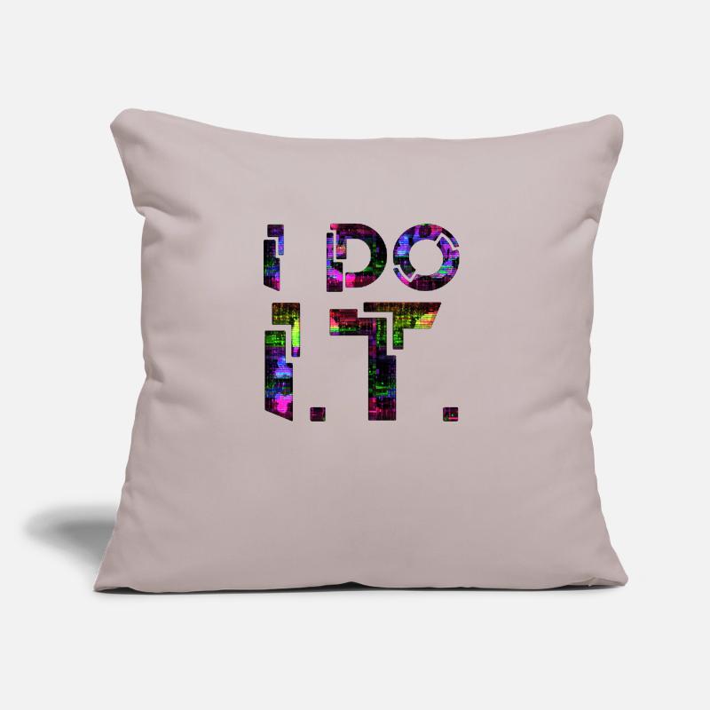 IT guy support geek computer computer geek i do it Sofa pillow with filling 45cm x 45cm