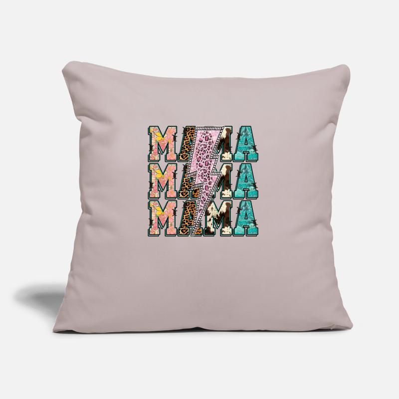 mama lightning bolt Sofa pillow with filling 45cm x 45cm