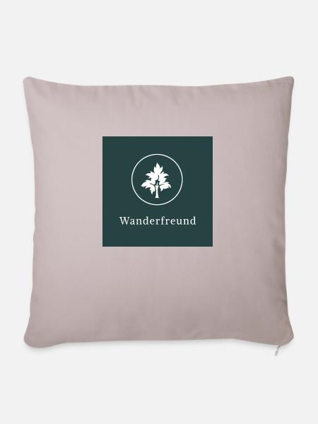 Wanderfreund - Sofakissen mit Füllung 45 x 45 cm - helles Taupe
