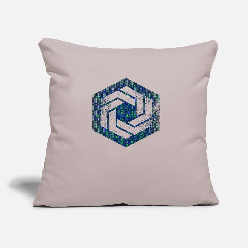 Hexagon-Programmierung Programmierer Codierung geometrisch Sofakissen mit Füllung 45 x 45 cm