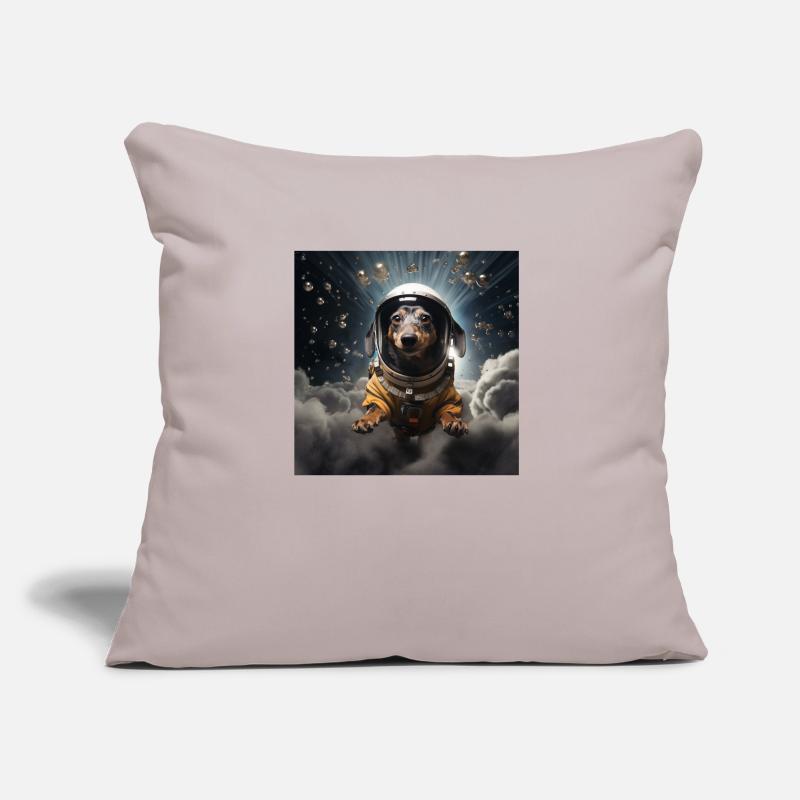 Teckel de l’espace Coussin et housse de 45 x 45 cm