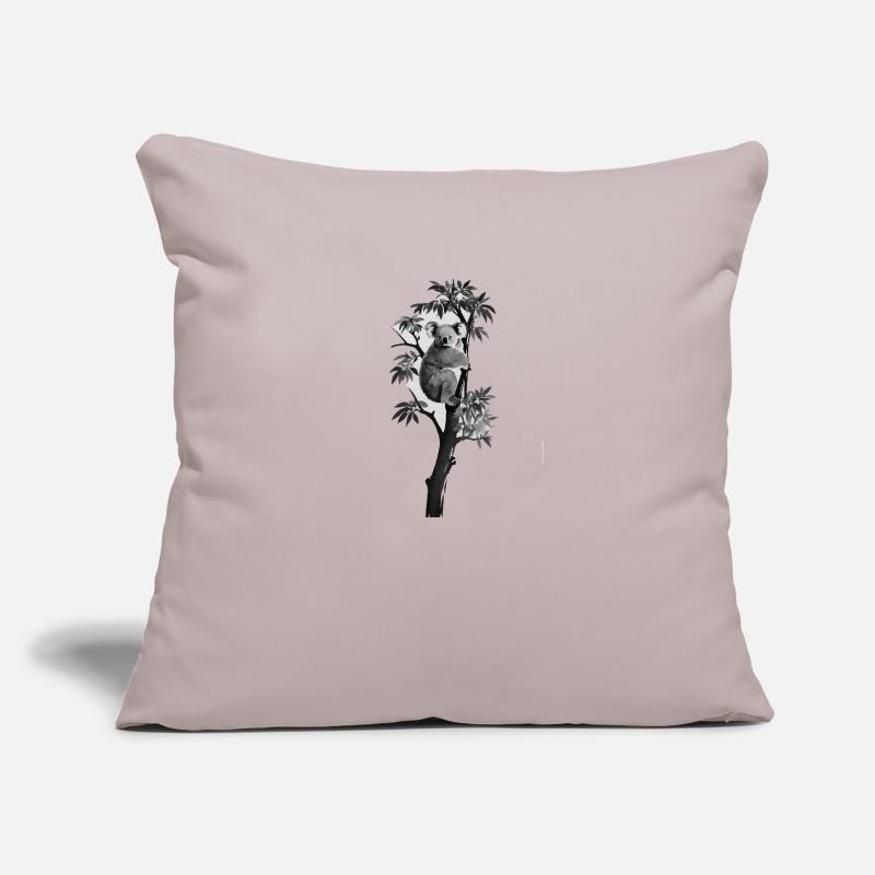 Silhouette eines Koalas, der sich an einen Baum Sofakissen mit Füllung 45 x 45 cm