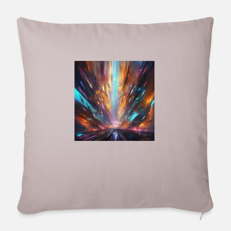Explosion - Sofakissen mit Füllung 45 x 45 cm - helles Taupe