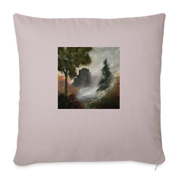 Mystik Valley - Sofakissen mit Füllung 45 x 45 cm - helles Taupe - Vorne