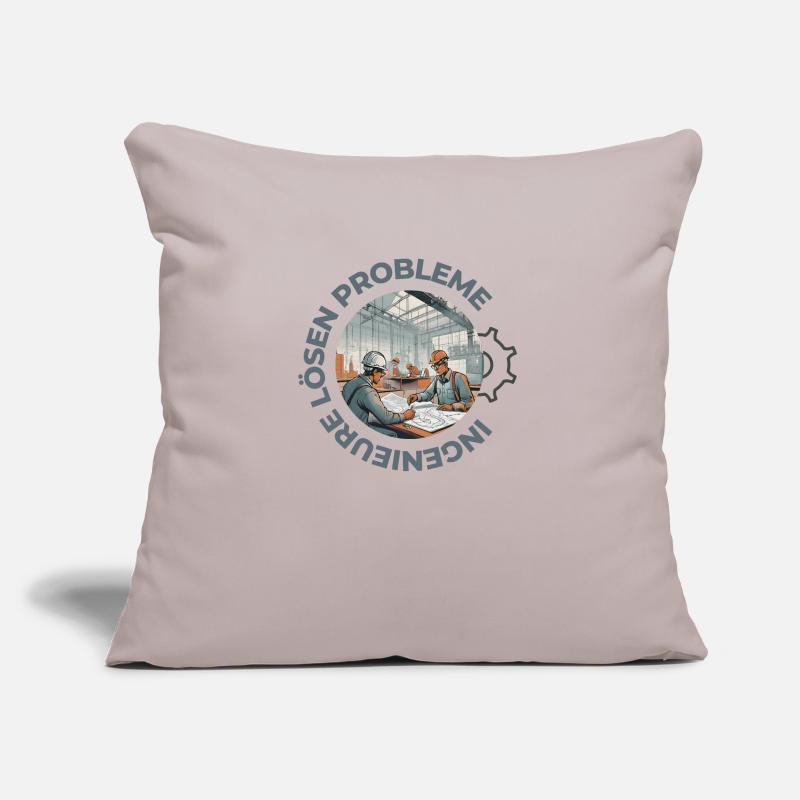 Engineers solve problems Sofa pillow with filling 45cm x 45cm