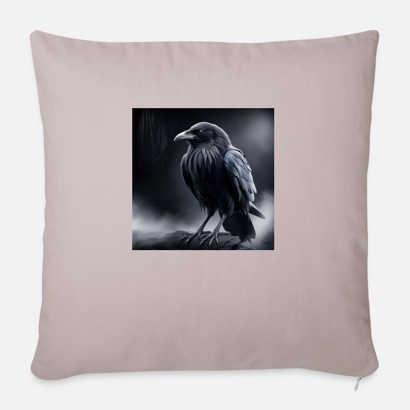 Raven 2 - Sofakissen mit Füllung 45 x 45 cm - helles Taupe