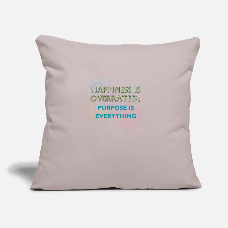 Purpose Is Everything Inspirational Design Sofa pillow with filling 45cm x 45cm