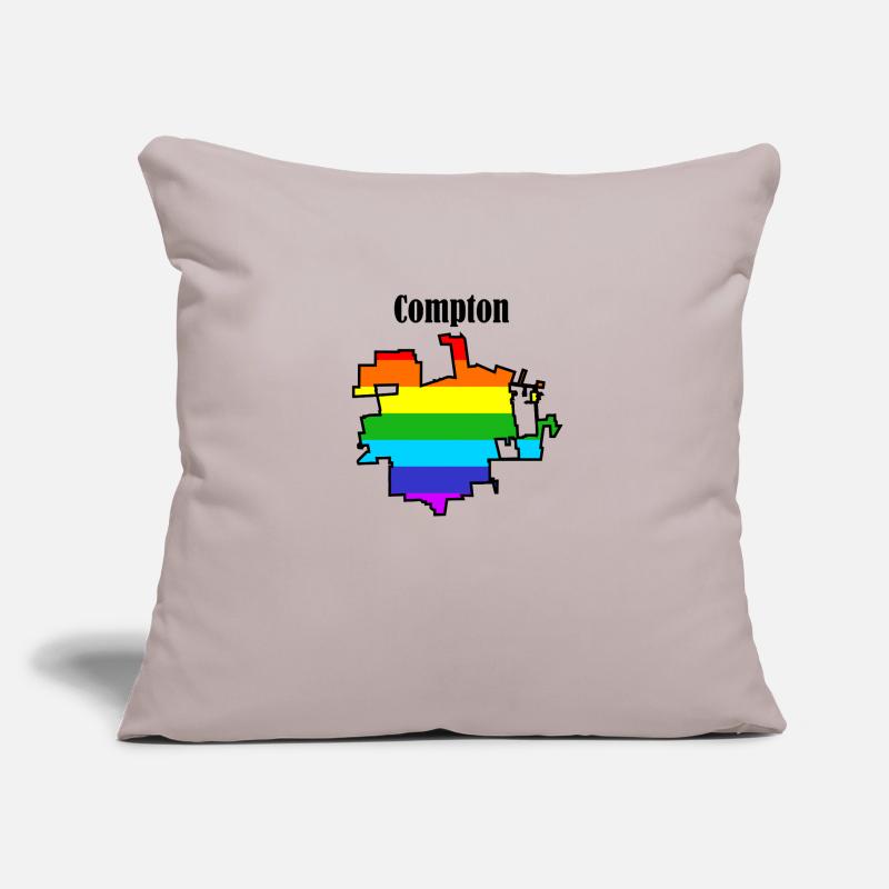 Compton Regenbogen Sofakissen mit Füllung 45 x 45 cm