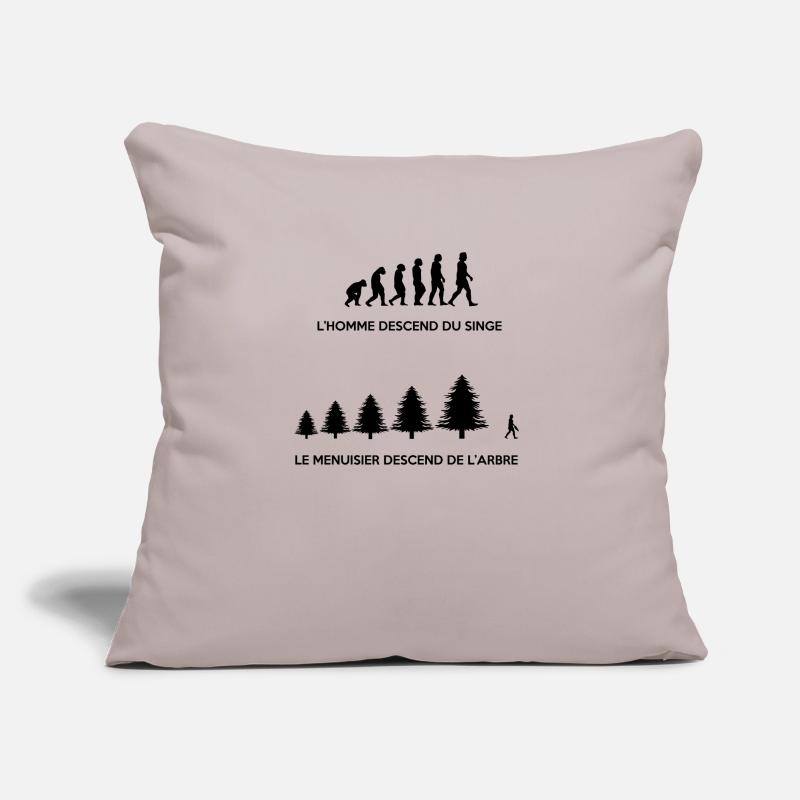 Evolution du menuisier Coussin et housse de 45 x 45 cm