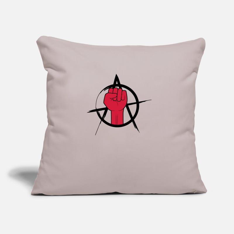 Conception de l'anarchie du logo Faust Coussin et housse de 45 x 45 cm