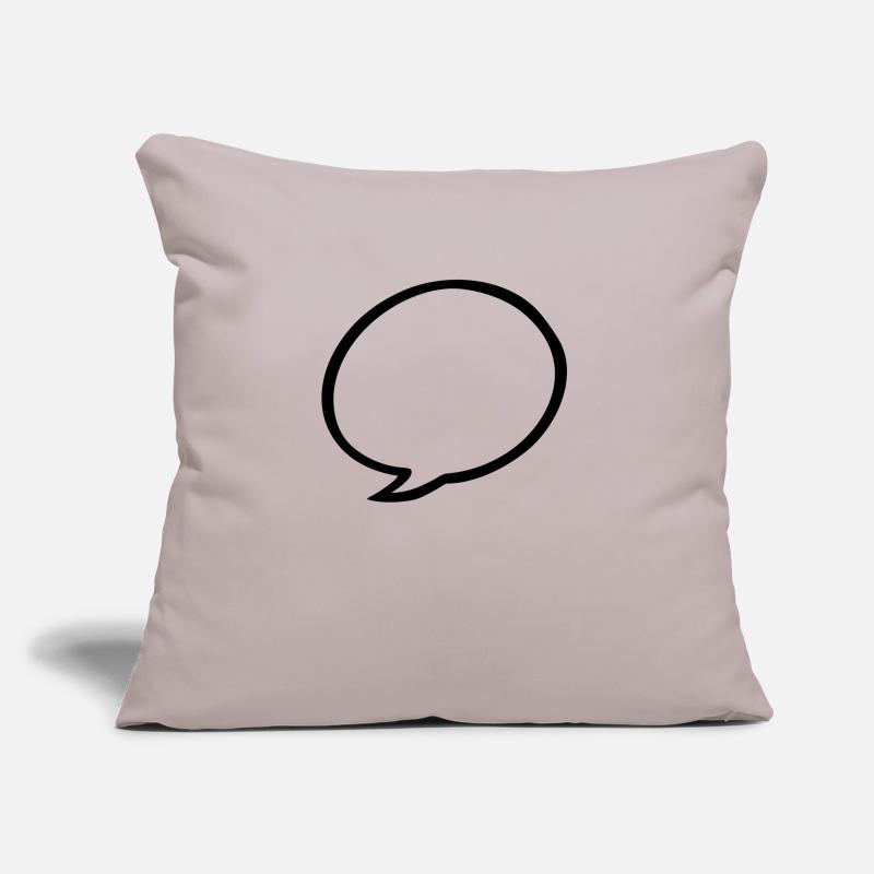 speech bubble Sofa pillow with filling 45cm x 45cm