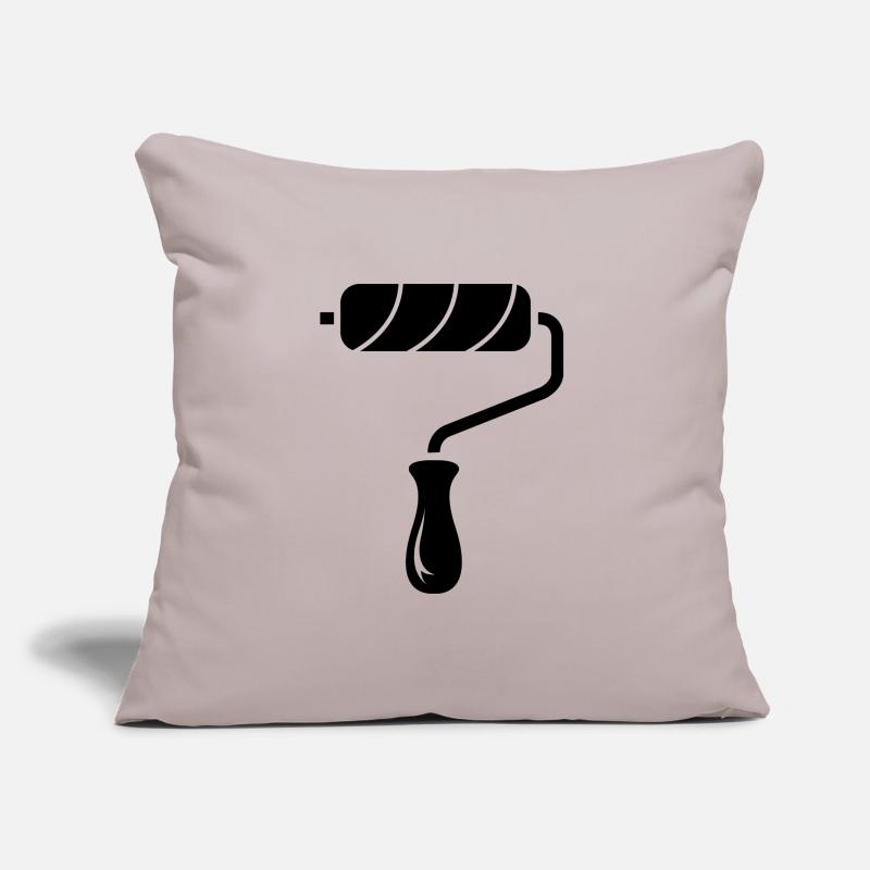 Painter Roll Painter Master Painter Symbol icon Roll Sofa pillow with filling 45cm x 45cm
