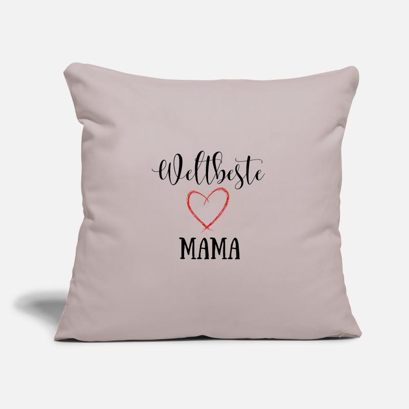Weltbeste Mama - Geschenk Mutter Sofakissen mit Füllung 45 x 45 cm