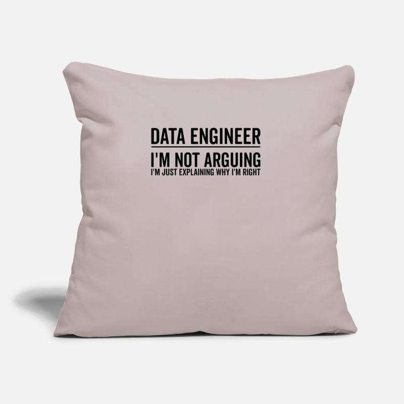 Just Explaining - Data Engineer Sofa pillow with filling 45cm x 45cm