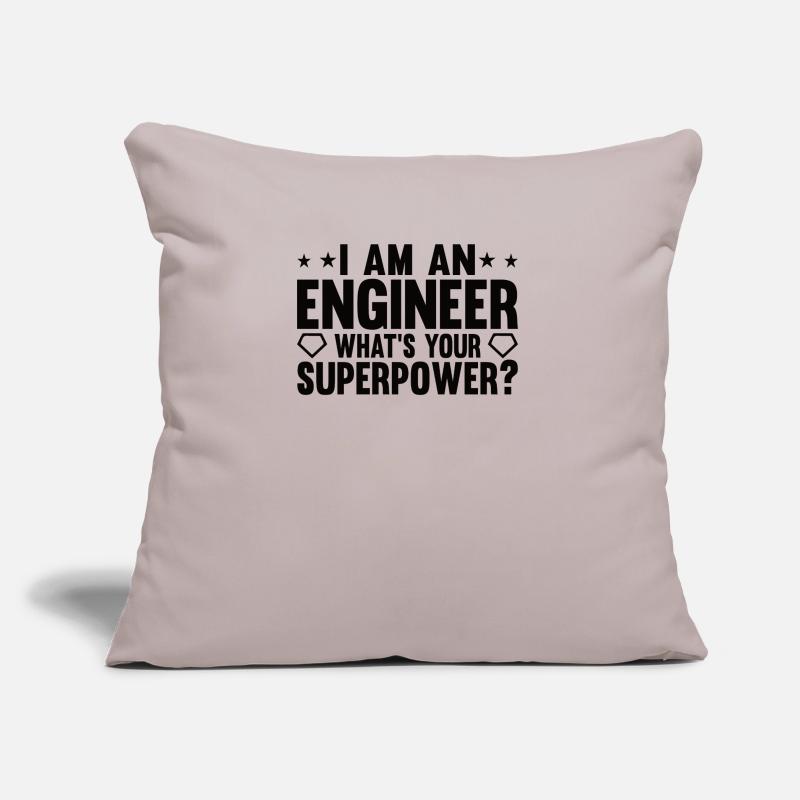 Engineer Brain Mechanical Engineering Electrical Engineering Math Sofa pillow with filling 45cm x 45cm