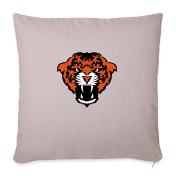 leopards wild animal 28012 - Sofa pillow with filling 45cm x 45cm - light taupe - Front